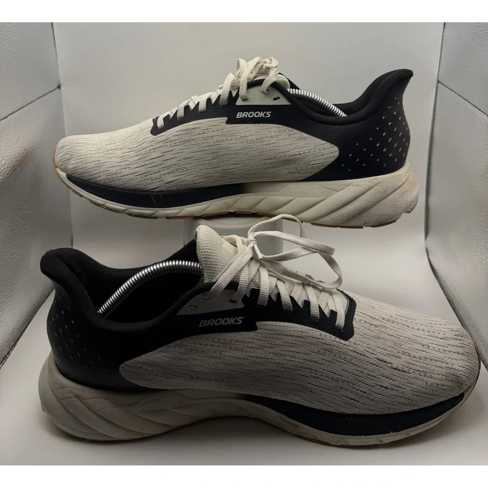 Brooks Anthem 7 Running Shoes Mens 12.5 White Black Good DNA Cushioning